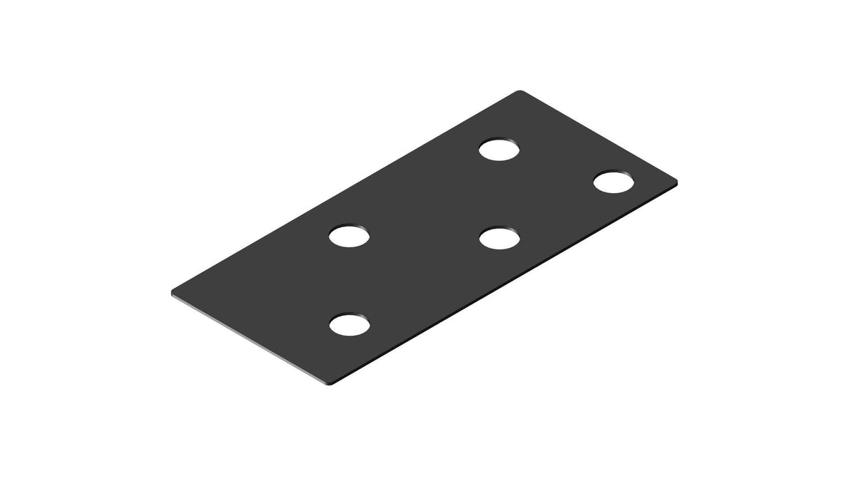 GrowCamp plastplade i HDPE til GrowWater selvvanding, 385 x 844 mm med 6 huller