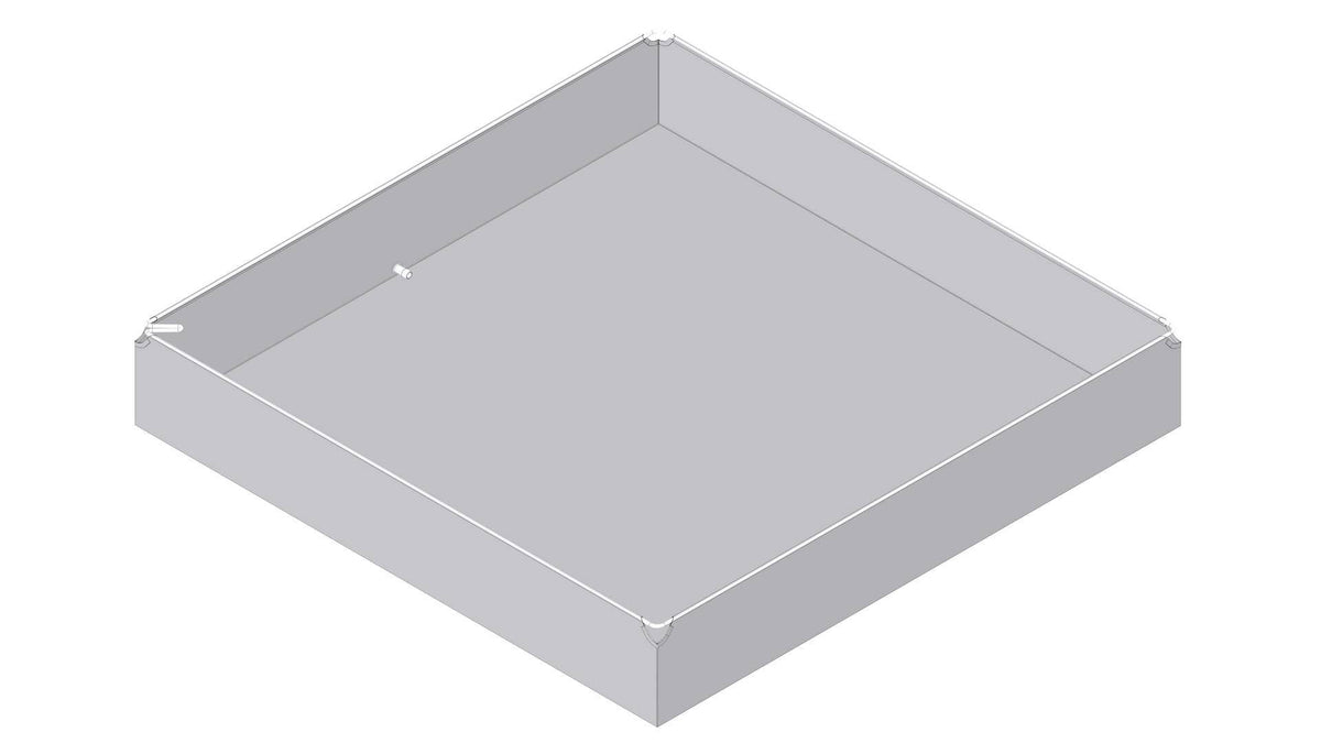 GrowCamp GrowWater gummipose 120x120 cm, vandingsbeholder til selvvanding