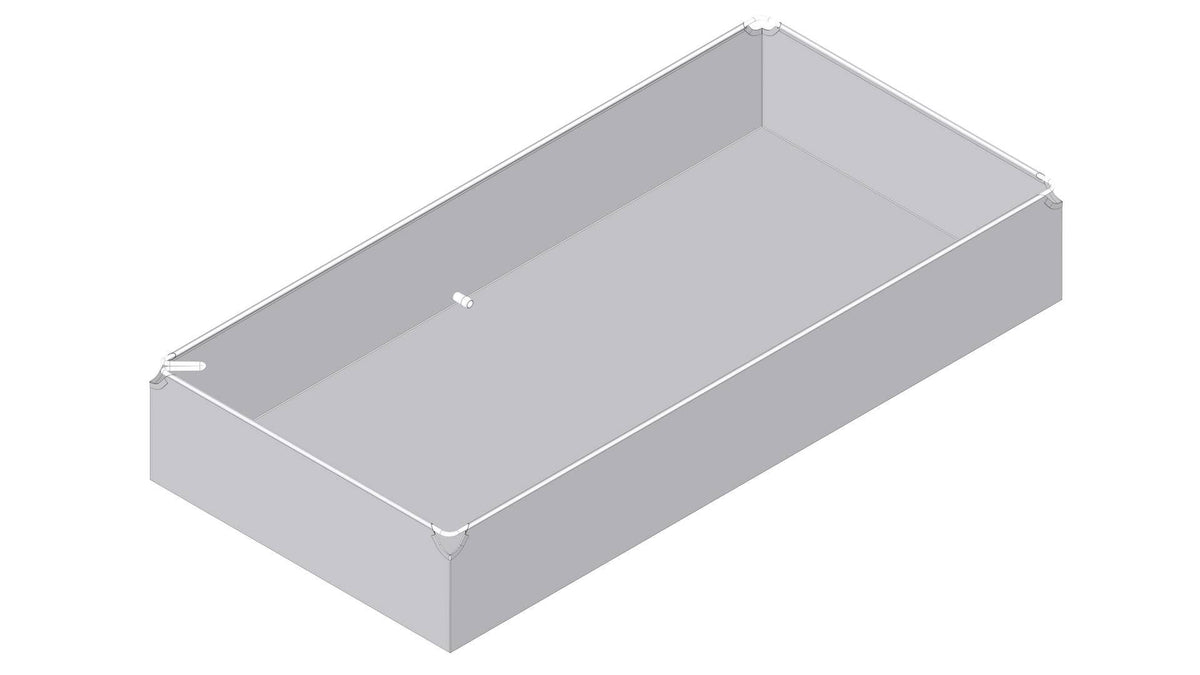 GrowCamp GrowWater gummipose 120x62 cm, vandingsbeholder til selvvanding