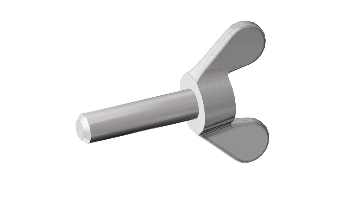 GrowCamp vingeskrue M4 x 16 mm efter DIN316 i A2, reservedel til opbinding