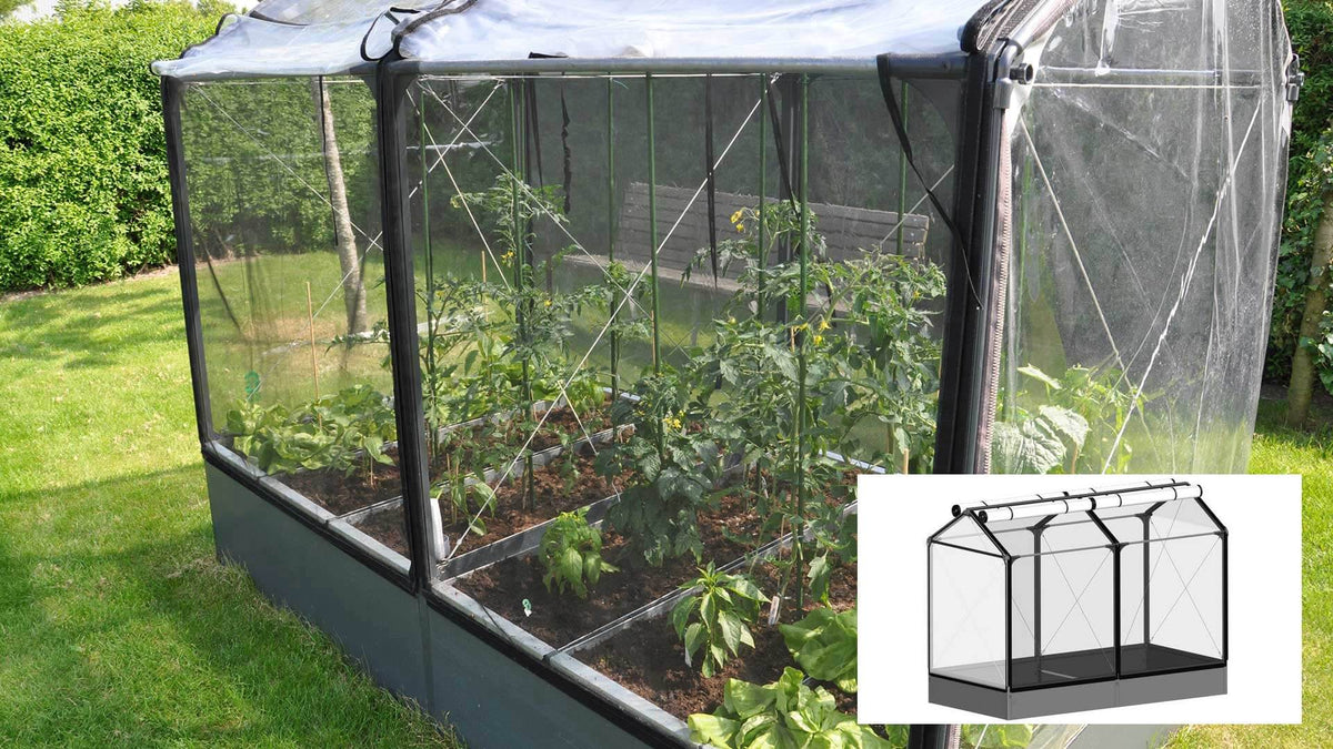 GrowCamp HØJ drivhus 2,8 m2 i PVC