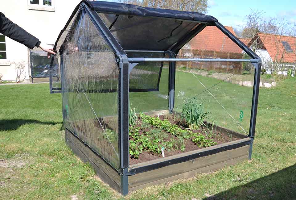 GrowCamp drivhus 1,4 m2 i sibirisk lærk