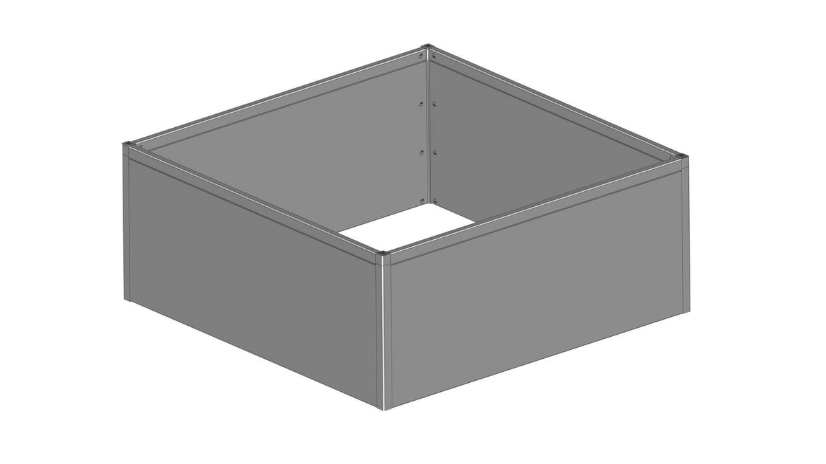 GrowCamp Basic højbed i PVC, 50 cm højt og 120 x 120 cm
