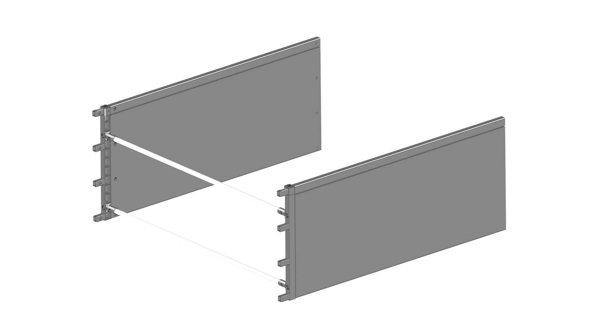 GrowCamp Extension forlænger til højbed i PVC, 50 x 120 x 120 cm