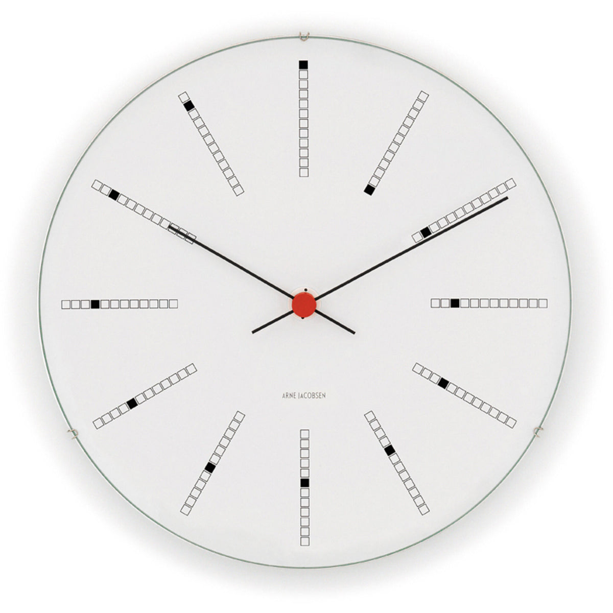 Arne Jacobsen Bankers vægur på 29 cm designet til Danmarks Nationalbank