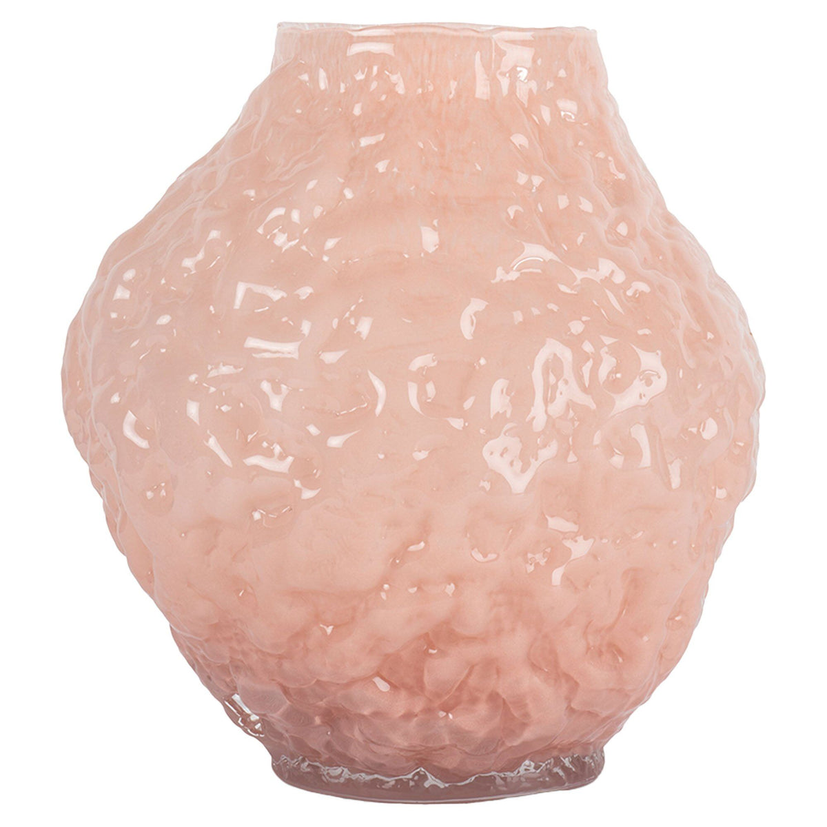 Rosa Corallo M vase fra Byon med organisk form, der minder om en koral