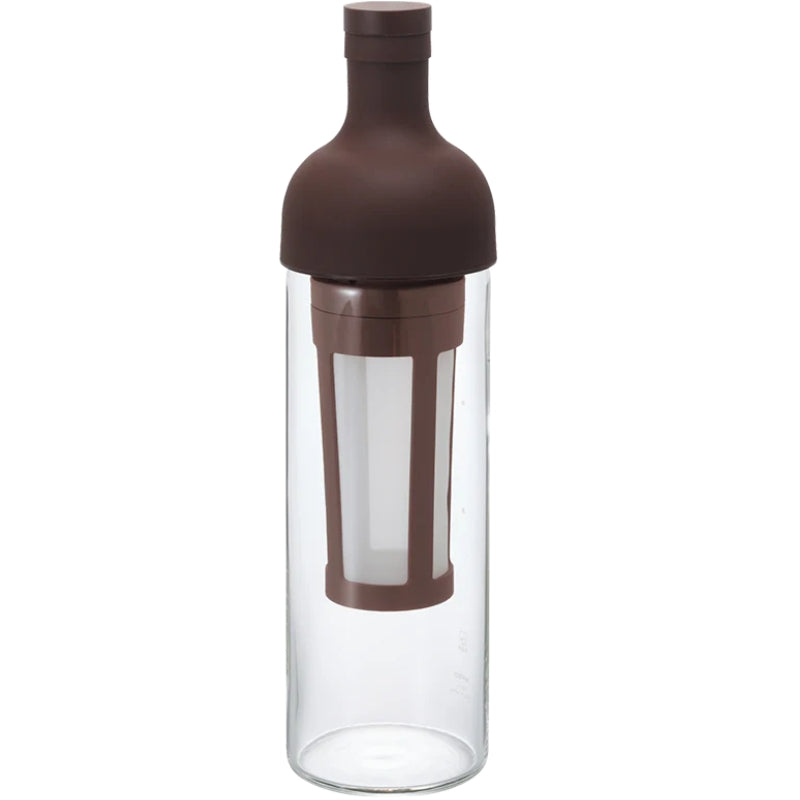 Hario Cold Brew kaffeflaske med filter i chokoladebrun