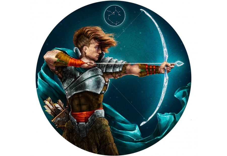 Fantasy Puzzles træpuslespil Sagittarius med 200 brikker