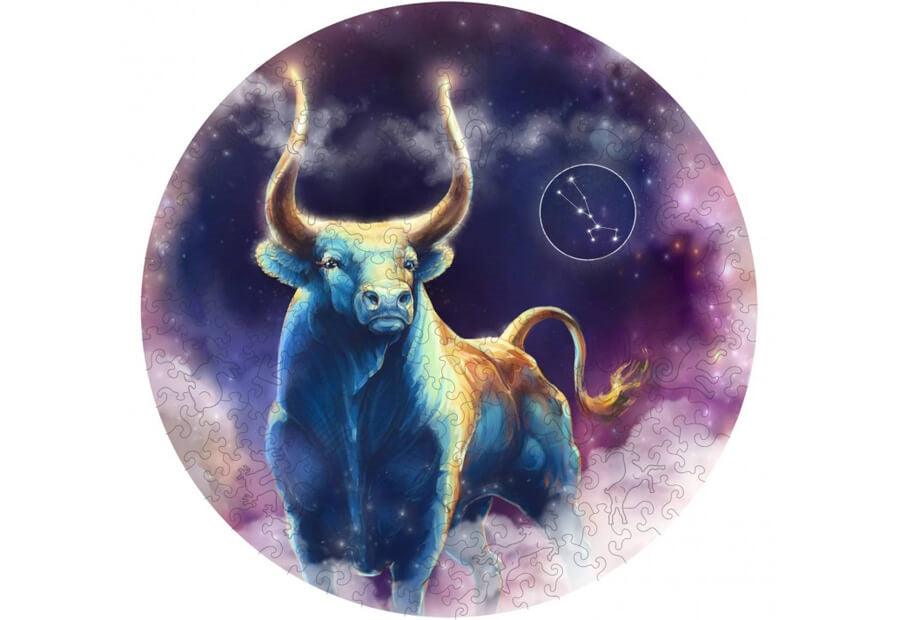 Fantasy Puzzles træpuslespil Taurus med 200 brikker