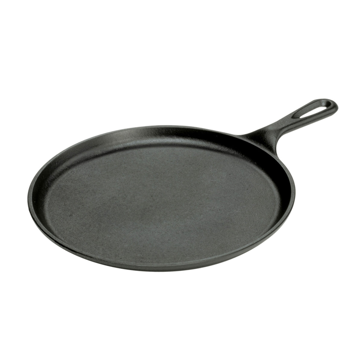 Lodge crêpes- og pandekagepande i støbejern, 27 cm med lav kant