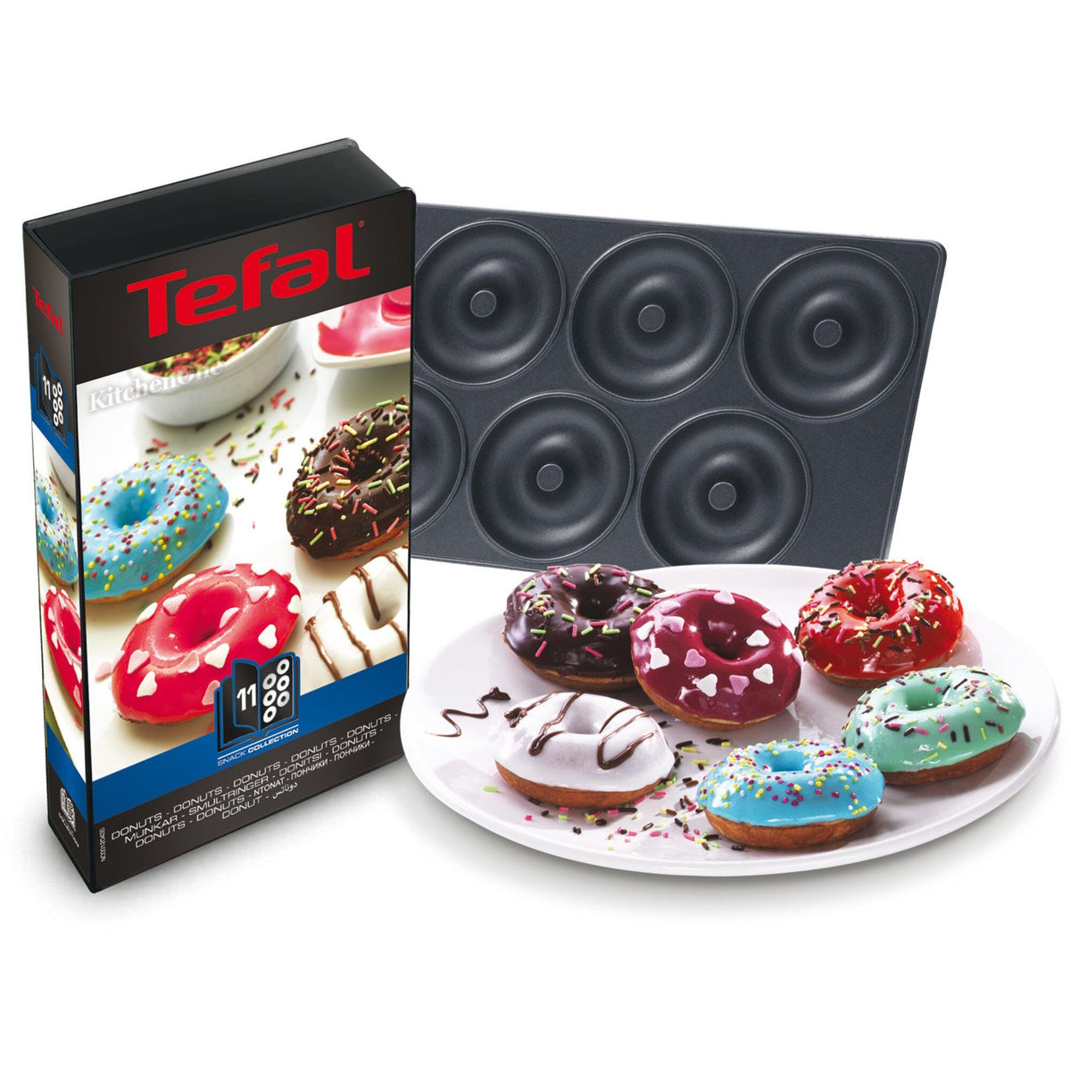 Tefal Snack Collection plader til donuts til multijern