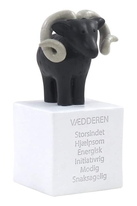 Kids by Friis stjernetegnet Vædderen med tekster og sparebøsse