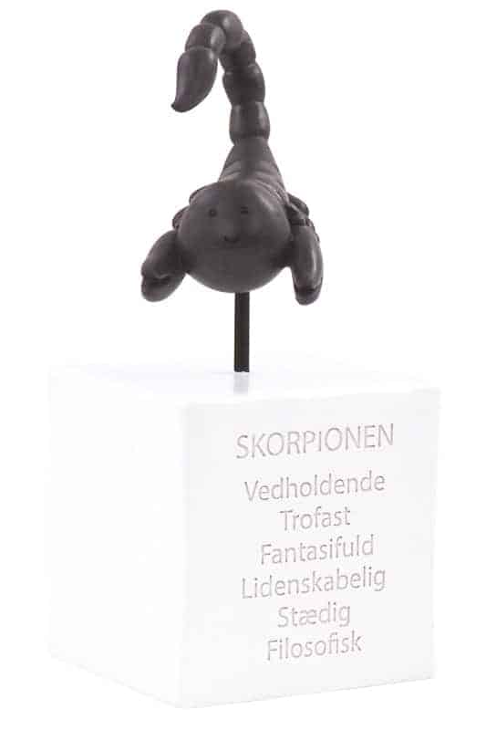Stjernetegnet Skorpionen fra Kids by Friis med tekst og sparebøsse
