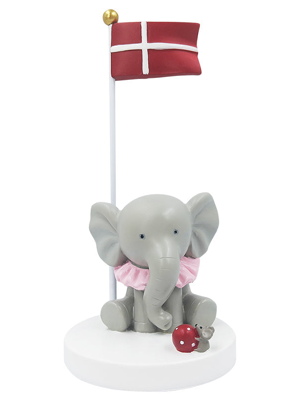 Kids by Friis bordflag med håndmalet elefant, mus og bold