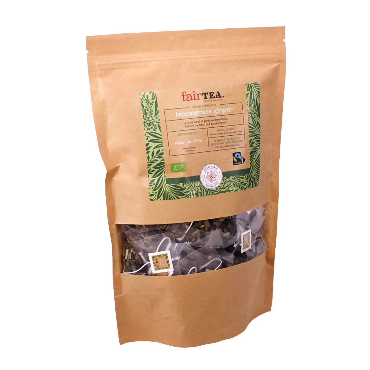 FairTea Lemongrass Ginger økologisk grøn brevte med ingefær og citrongræs