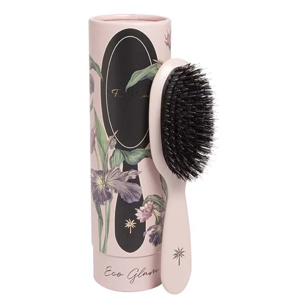 Fan Palm Hårbørste Eco Glam Bio Nude Small, lille hårbørste i bio-baseret materiale