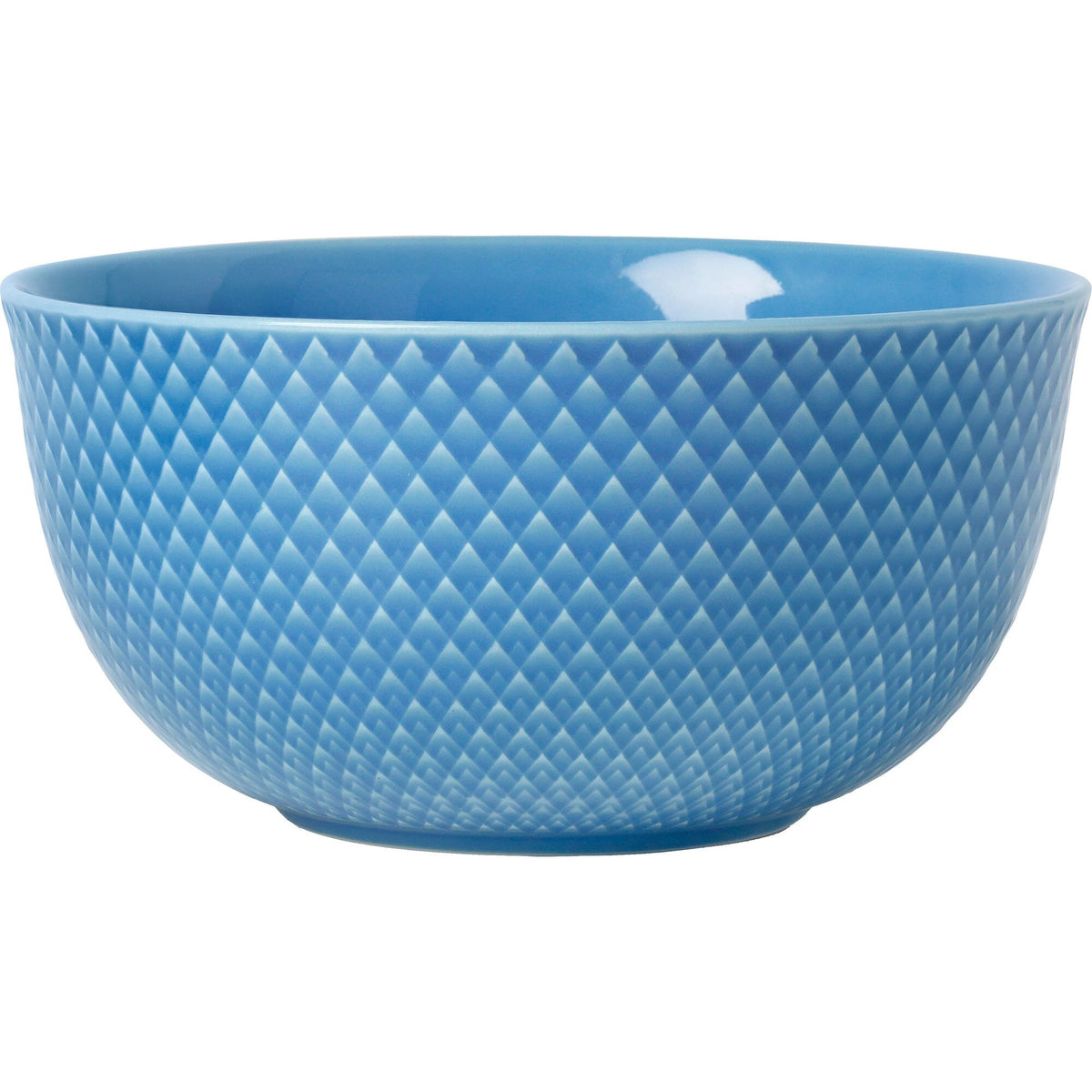 Blå Rhombe Color serveringsskål i porcelæn fra Lyngby Porcelæn