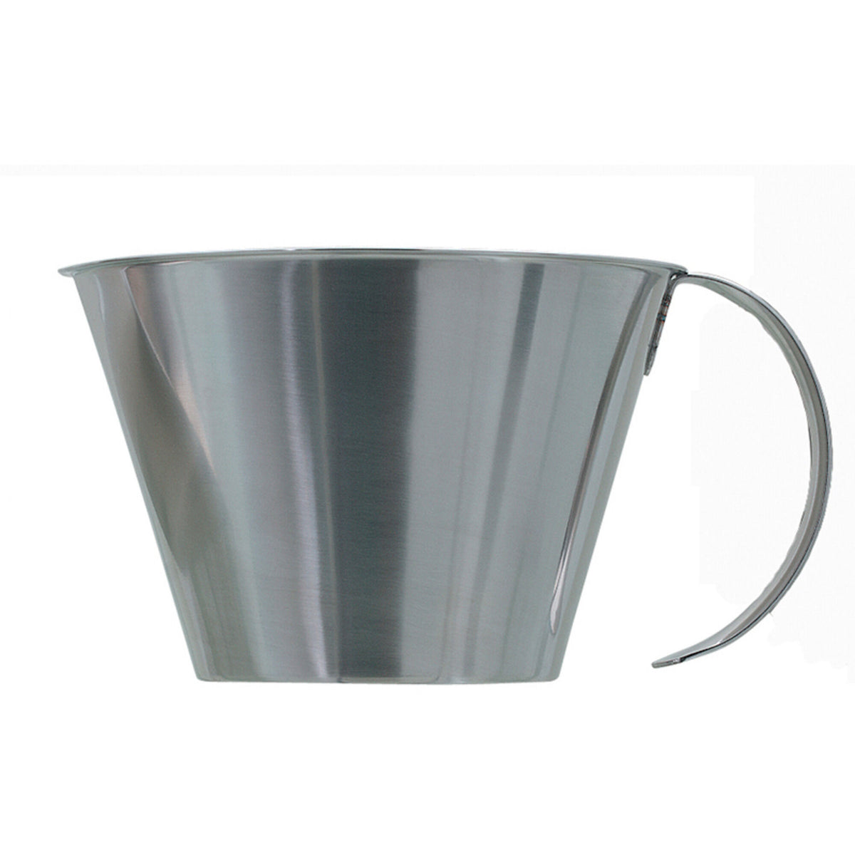 Jonas of Sweden målebæger i rustfrit stål, lav model, 1 liter