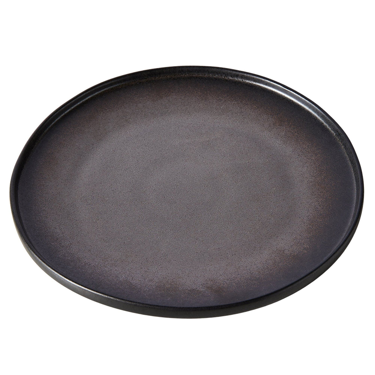 Muubs Ceto middagstallerken i mocha, 27,5 cm, med reaktiv glasur