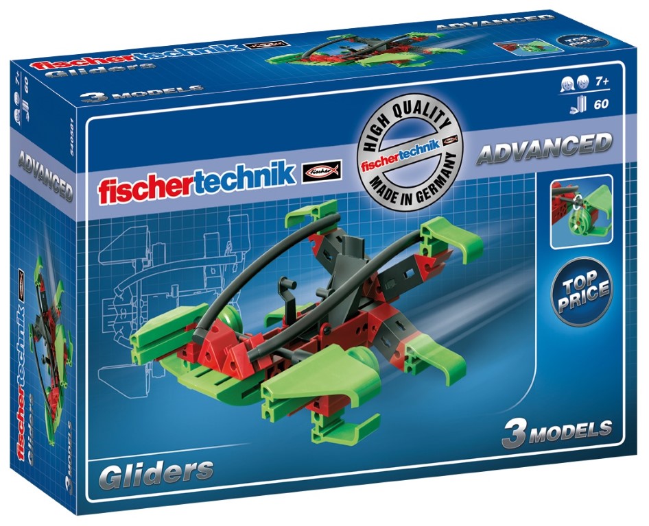 Se Fischertechnik Advanced Gliders ✔ Kæmpe udvalg i Fischertechnik - Køb online på udsalg og tilbud lige nu ✔ Billig fragt og hurtig levering - Varenummer: MMAction-205540581 og 4048962280012 på lager - Udsalg på Fischertechnik Advanced (fra 7 år) Op til 57% rabat - Mere end 1.329 populære mærker på udsalg
