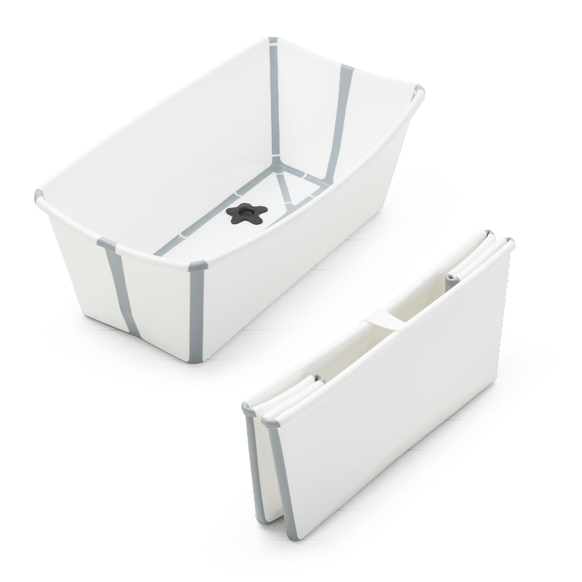 Hvidt Stokke Flexi Bath X-large badekar til børn