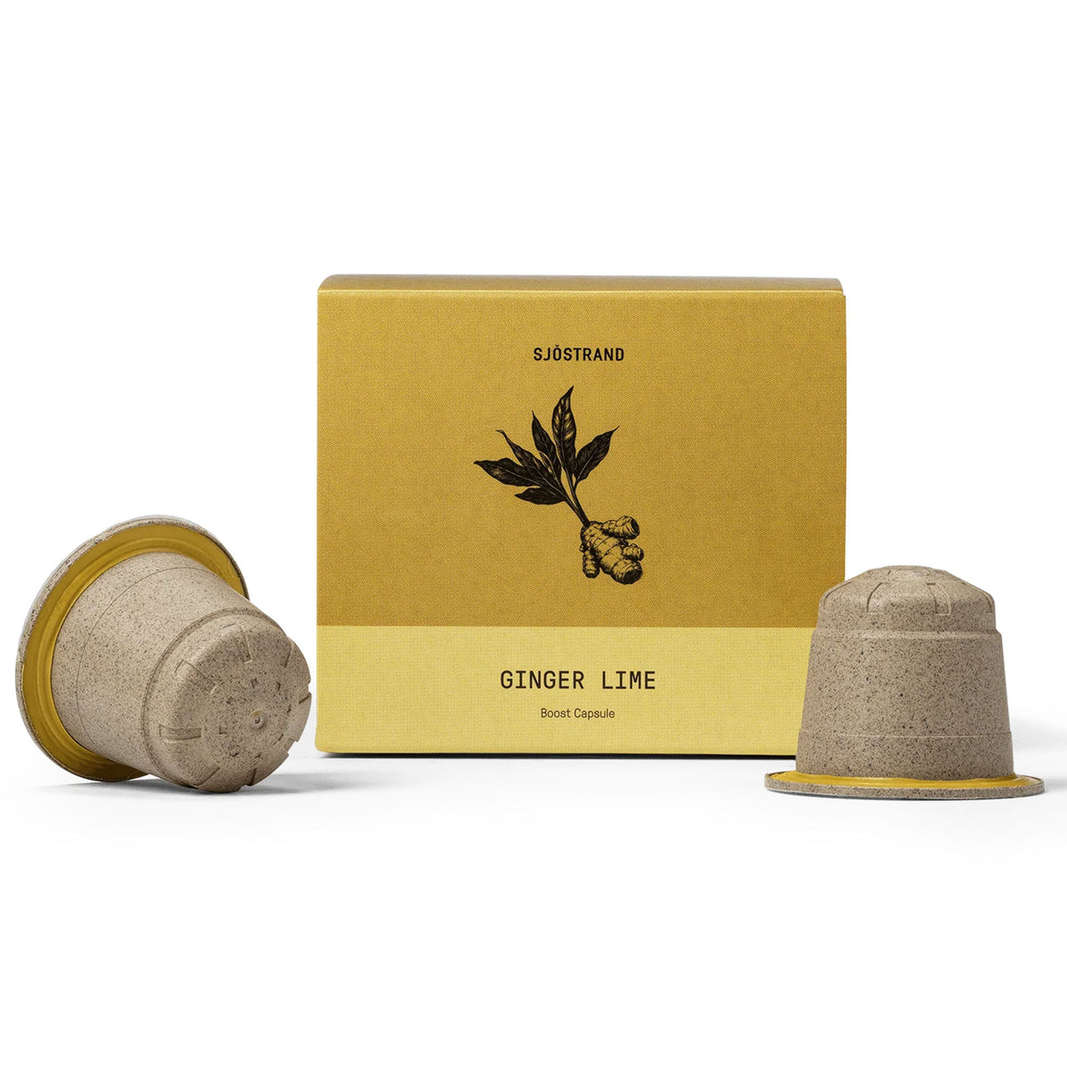 Sjöstrand Boost Ginger Lime kapsler, 10 stk. i pakken