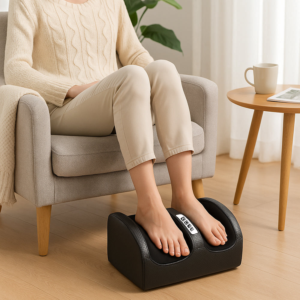 Se Shiatsu Fodmassageapparat med Varme - Slip af med ømme fødder og træthed ✔ Kæmpe udvalg i Satana - Køb online på udsalg og tilbud lige nu ✔ Billig fragt • Hurtig levering - Varenummer: Satana-42877975199822 på lager - Udsalg på Sundhed > Store besparelser – op til 67% - Store besparelser på over 2.281 brands