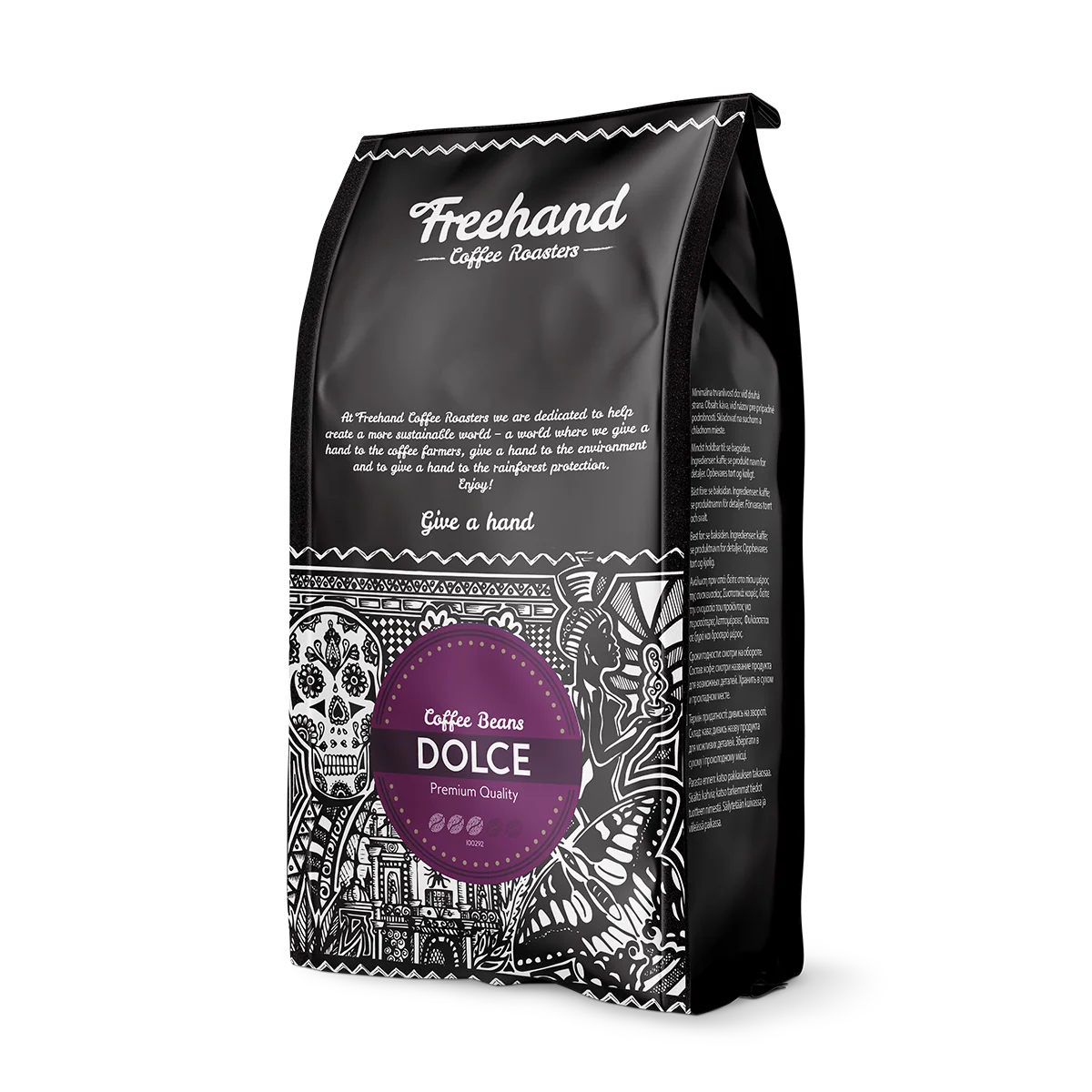 Prøvepakke med Freehand Dolce kaffebønner, 1 kg