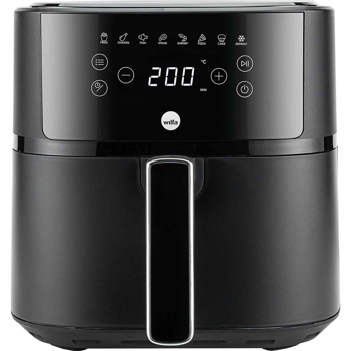 Wilfa Daily AF-60B airfryer med kapacitet på seks liter og otte programmer