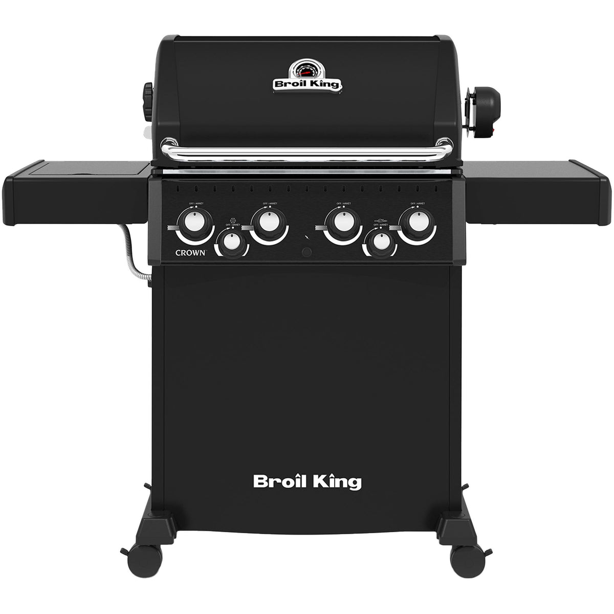 Broil King Crown 480 Shadow gasgrill med fire brændere