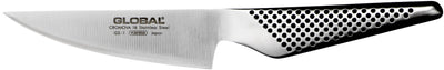 Se Global GS1 Universalkniv Spids Stål 11 cm Str H: 22,7 cm. - Kokkeknive Stål ❤ Stort online udvalg i Global ❤ Meget billig fragt og hurtig levering: 1 - 2 hverdage - Varenummer: MGS-S00595923 og barcode / Ean: 4943691701480 på lager - Udsalg på Bolig - Køkkenudstyr - Køkkenknive & sakse - Kokkeknive Spar op til 62% - Over 1334 design mærker på udsalg