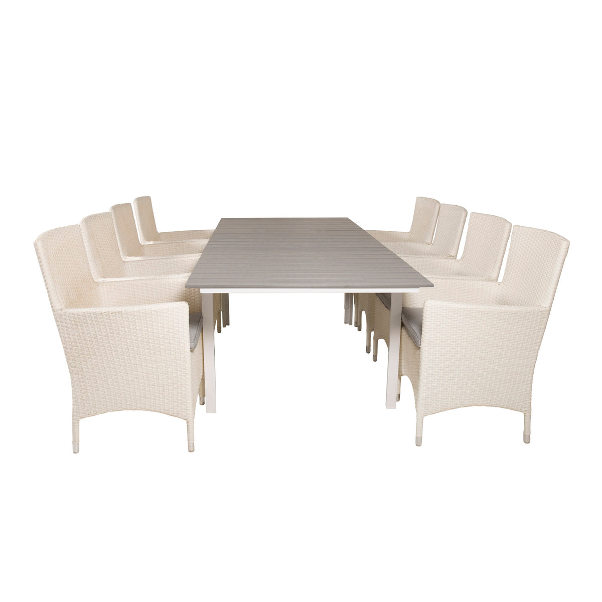 Se VENTURE DESIGN havesæt m Levels bord m. udtræk og 8 Malin stole m. armlæn - hvid rattan/grå aintwood ❤ Kæmpe udvalg i Venture Design - Køb online på udsalg og tilbud lige nu ❤ Hurtig levering til lave fragtpriser - Varenummer: Boboonline-50072 og barcode / Ean: på lager - Udsalg på Udendørs møbler,Havemøbelsæt,
Havemøbler i rattan,
Terrasse og have,
Havemøbelsæt til 8 personer,
Terrasse og have, Få op til 69% i rabat - Tusindvis af varer fra over 2.739 brands