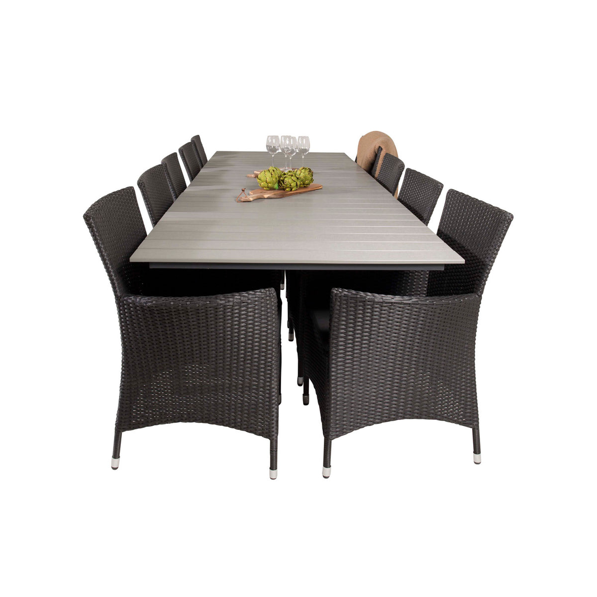 Se VENTURE DESIGN havesæt m Levels bord m udtræk og 10 Knick stole m. armlæn - grå aintwood/sort rattan ❤ Kæmpe udvalg i Venture Design - Køb online på udsalg og tilbud lige nu ❤ Billig fragt • Hurtig levering - Varenummer: Boboonline-50115 og barcode / Ean: på lager - Udsalg på Udendørs møbler,Havemøbelsæt,
Havemøbler i rattan,
Terrasse og have,
Havemøbelsæt til 10 personer,
Terrasse og have, Spar helt op til 57% - 2.739 kendte brands til outletpriser