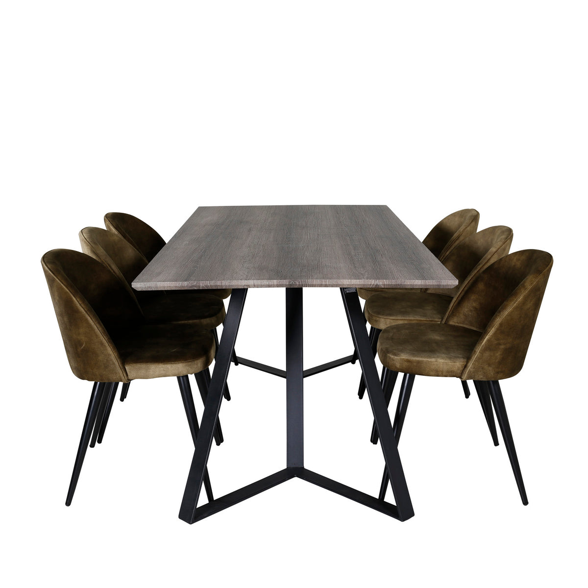 Se VENTURE DESIGN Marina spisebordssæt, m. 6 stole - grå finer/sort metal og grøn fløjl/sort metal ❤ Kæmpe udvalg i Venture Design - Køb online på udsalg og tilbud lige nu ❤ Lav fragtpris og hurtig levering - Varenummer: Boboonline-62757 og barcode / Ean: 7340220860651 på lager - Udsalg på Møbler,Spisebordssæt,
Spisebordssæt 6 personer,
Spisestue,
Møbelsæt,
Møbler,
Samarbej Op til 61% rabat - 2.739 brands med vilde rabatter