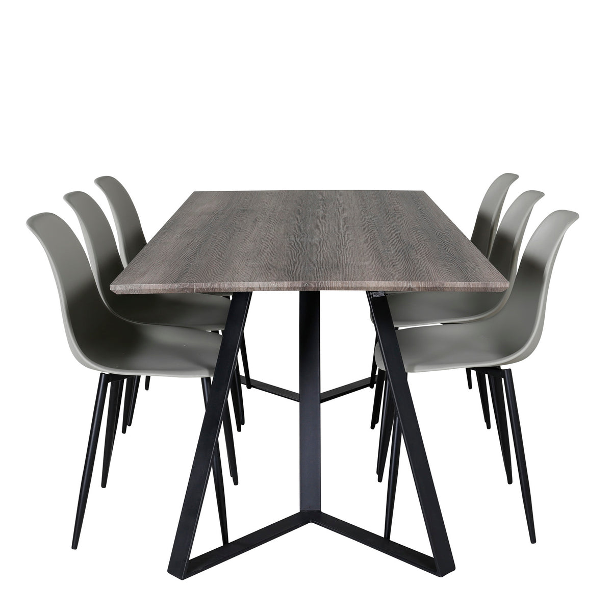 Se VENTURE DESIGN Marina spisebordssæt, m. 6 stole - grå finer/sort metal og grå plastik/sort metal ❤ Kæmpe udvalg i Venture Design - Køb online på udsalg og tilbud lige nu ❤ Billig fragt og hurtig levering - Varenummer: Boboonline-62762 og barcode / Ean: 7340220862549 på lager - Udsalg på Møbler,Spisebordssæt,
Spisebordssæt 6 personer,
Spisestue,
Møbelsæt,
Møbler,
Samarbej Spar helt op til 79% - 2.739 kendte brands til outletpriser