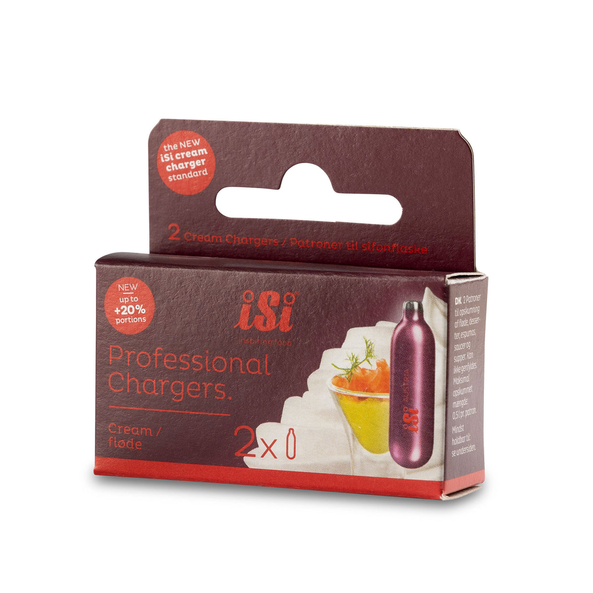 iSi N2O Professional Chargers, 2-pak patroner