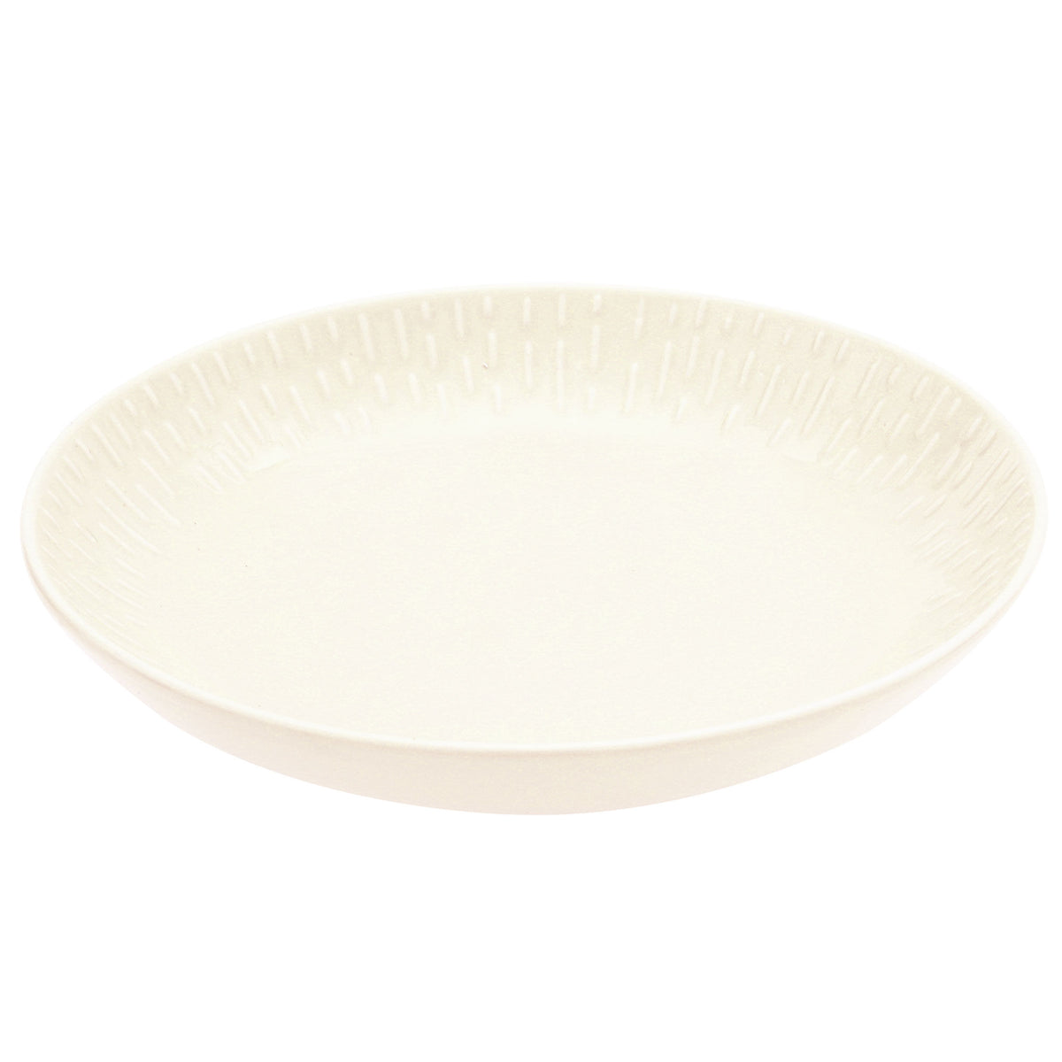Aida Confetti pastatallerken på 23 cm i den lyse cremefarvede nuance vanilla