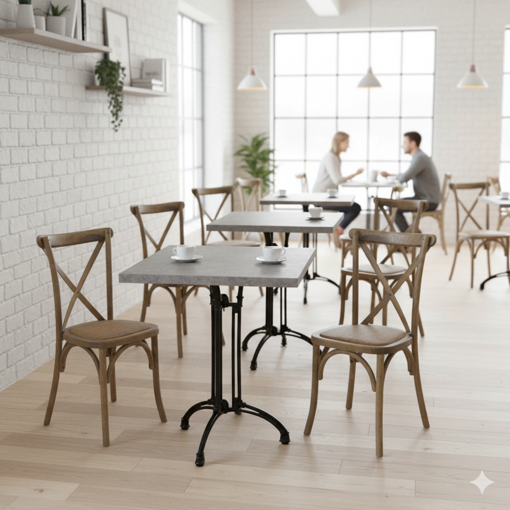 Se Cafépakke Crossback med flet ❤ Kæmpe udvalg i Zederkof - Køb online på udsalg og tilbud lige nu ❤ Billig fragt og hurtig levering - Varenummer: Zederkof-384746 - Udsalg på Indendørs - Bord- og stolepakker - Indendørs cafépakker Spar stort – op til 59% - Eksklusivt udsalg på over 2.739 brands