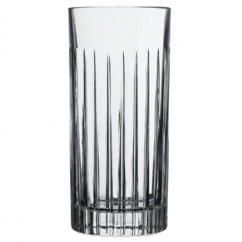 Seks RCR Timeless highballglas i krystal med dybe facetter, 44 cl