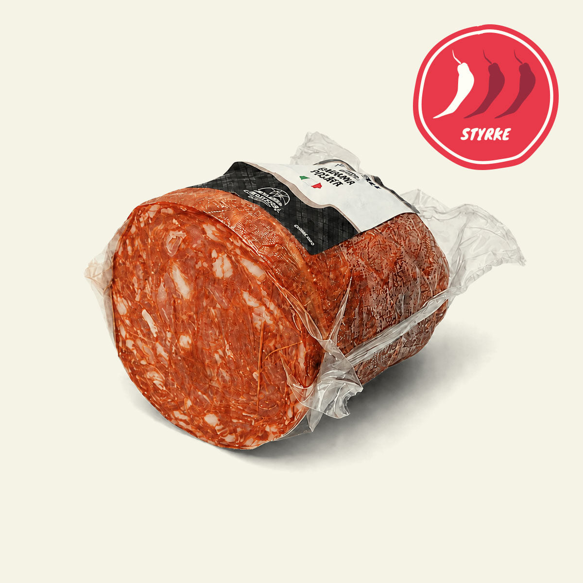 Golfera Salame Ventricina, italiensk salami som topping til pizza