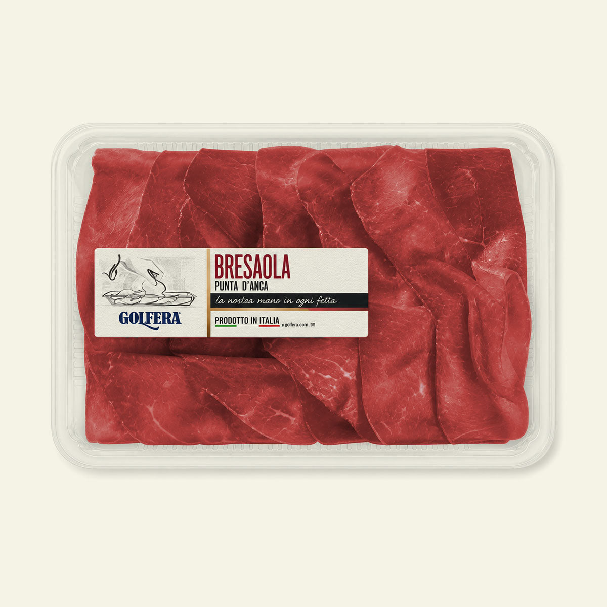 Golfera Bresaola Punta d'Anca, lufttørret italiensk oksekød