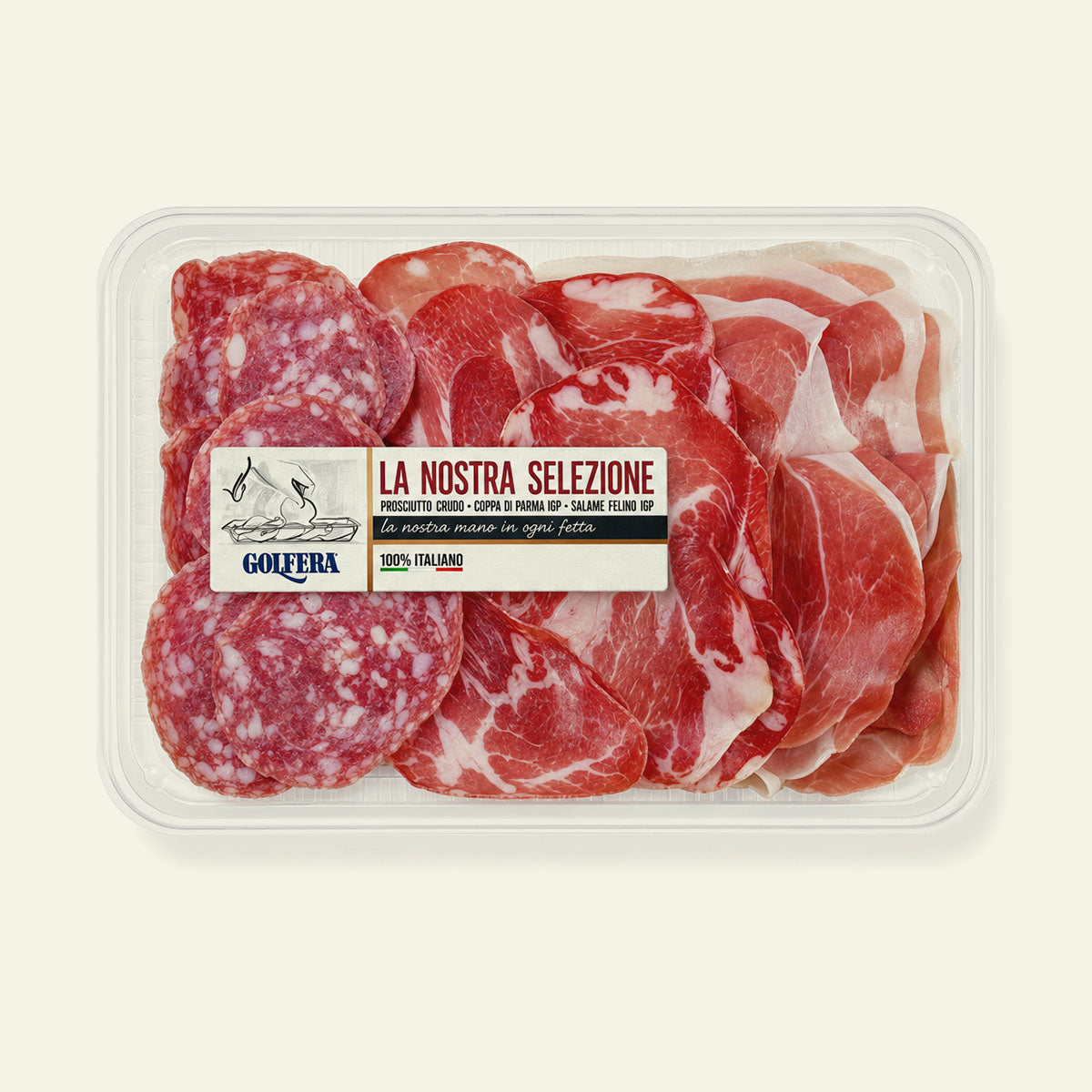 Golfera La Nostra Selezione med Coppa, Prosciutto og Salame Felino