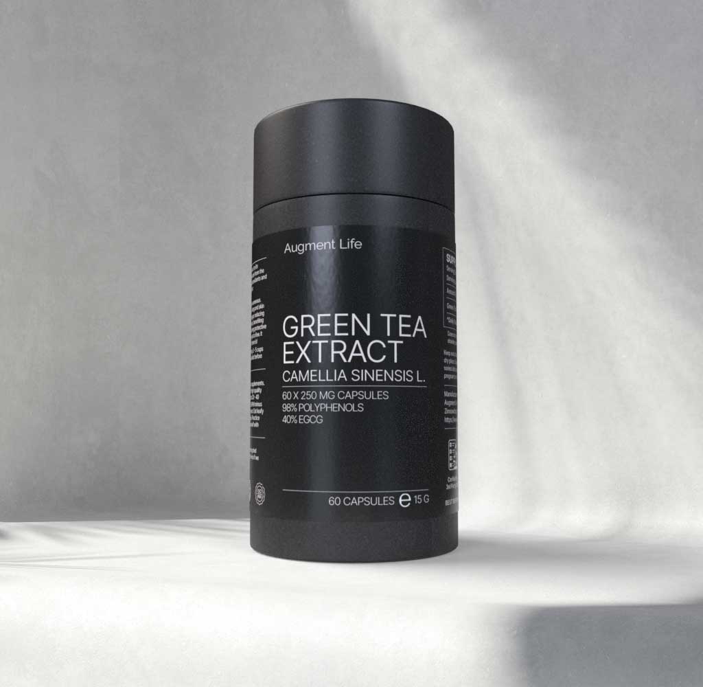 Augment Life ekstrakt af grøn te kosttilskud, stor pakke med 180 kapsler
