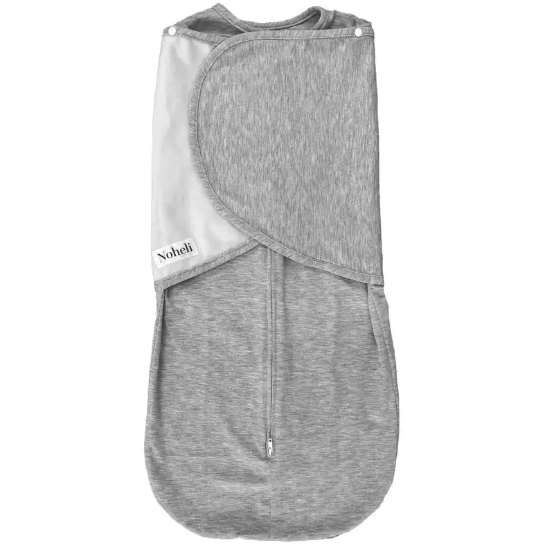 Noheli 3-i-1 svøb til baby i farven Heathered Grey
