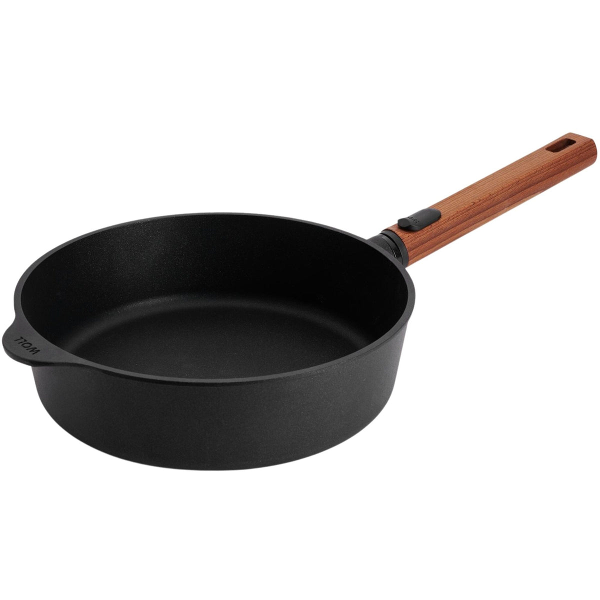 Sauterpande Ø24 cm med aftageligt træhåndtag fra Woll Eco Logic Qxr