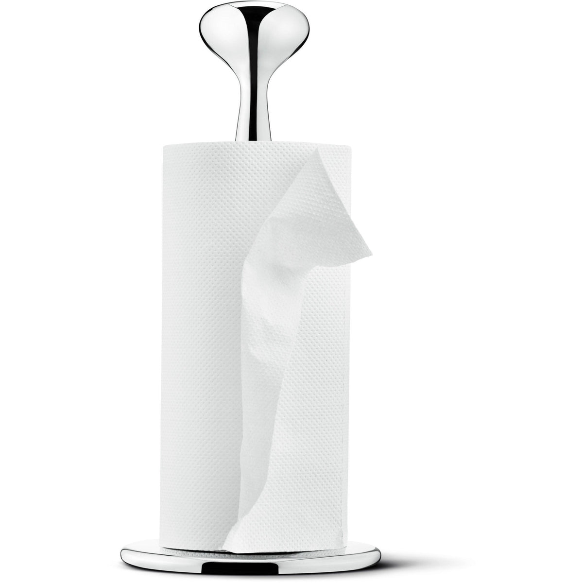 Georg Jensen Alfredo køkkenrulleholder i blankt rustfrit stål