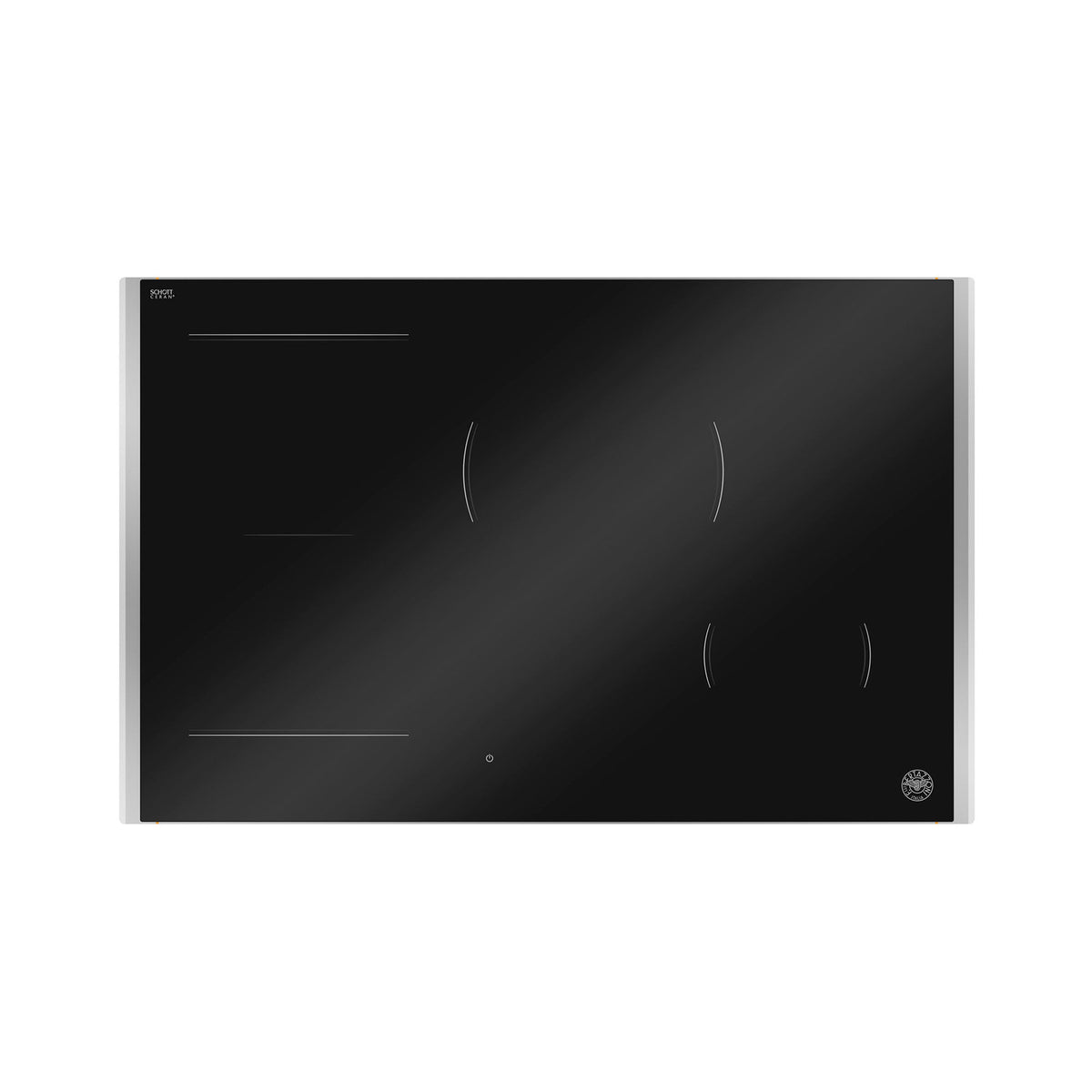 Bertazzoni Premium induktionskogeplade 78 cm med ramme i rustfrit stål