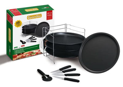 Se Guardini Pizzasæt m. 4 plader, pizzaknive + pizzaskærer ✔ Kæmpe udvalg i  Guardini ✔ Hurtig levering: 1 - 2 Hverdage samt billig fragt - Varenummer: KKKSH-8537199313230_47077896683854 og barcode / Ean: '8006043275148 på lager - Udsalg på Køkkenredskaber Spar op til 63% - Over 1354 design brands på udsalg
