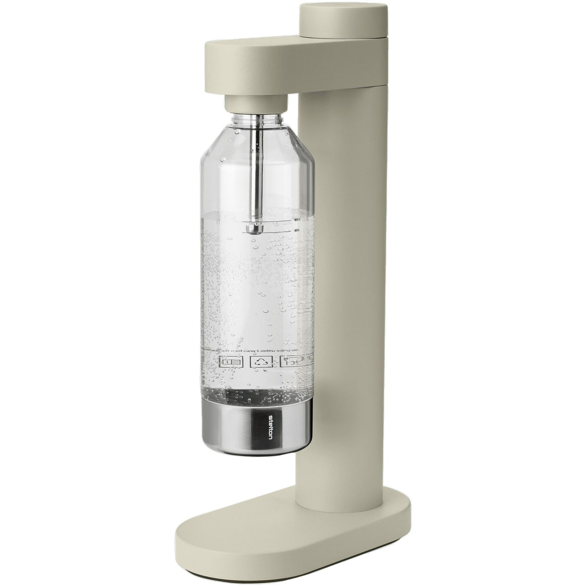 Stelton Brus sodavandsmaskine i farven Soft sand designet af Søren Refsgaard