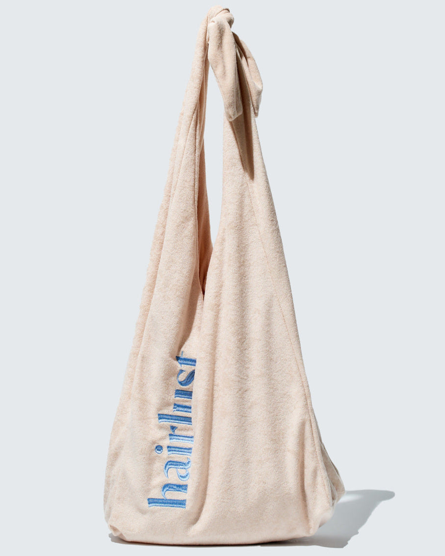 Mulepose i farven Blurple, Terry Logo Tote Bag fra Hairlust